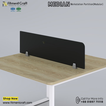 Median-Workstation Modular Partition (1150X300X16mm) । WSMP-ORB-001