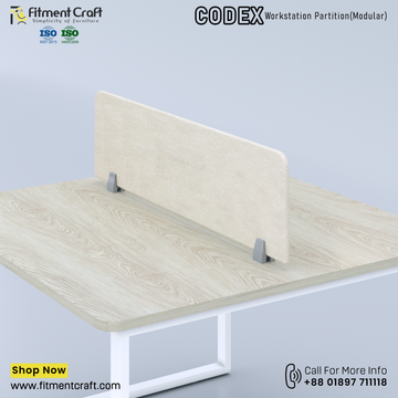 Codex-Workstation Modular Partition (1100X300X18mm) । WSMP-BRF-001