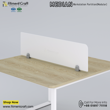 Median-Workstation Modular Partition (1150X300X16mm) । WSMP-ORB-001