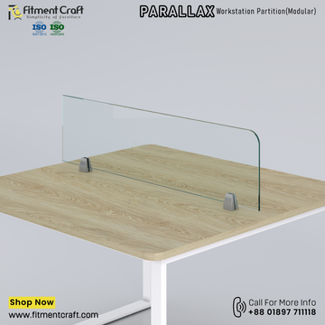 Parallax-Workstation Modular Partition (1150X300X8mm) । WSMP-ORG-001