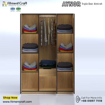 Aynor-Triple Door Almirah । BAV3-003