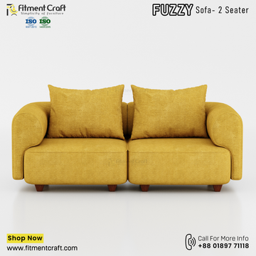 Fuzzy 2 Seater Sofa - HSV2-002