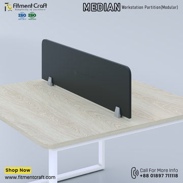 Median-Workstation Modular Partition (1100X300X16mm) । WSMP-BRB-001