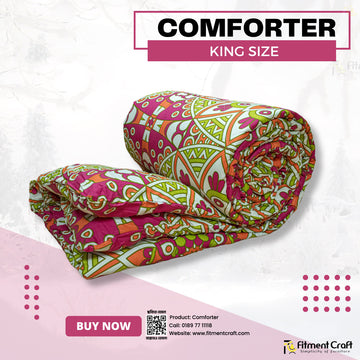 Berry Print Comforter - COM - 0046