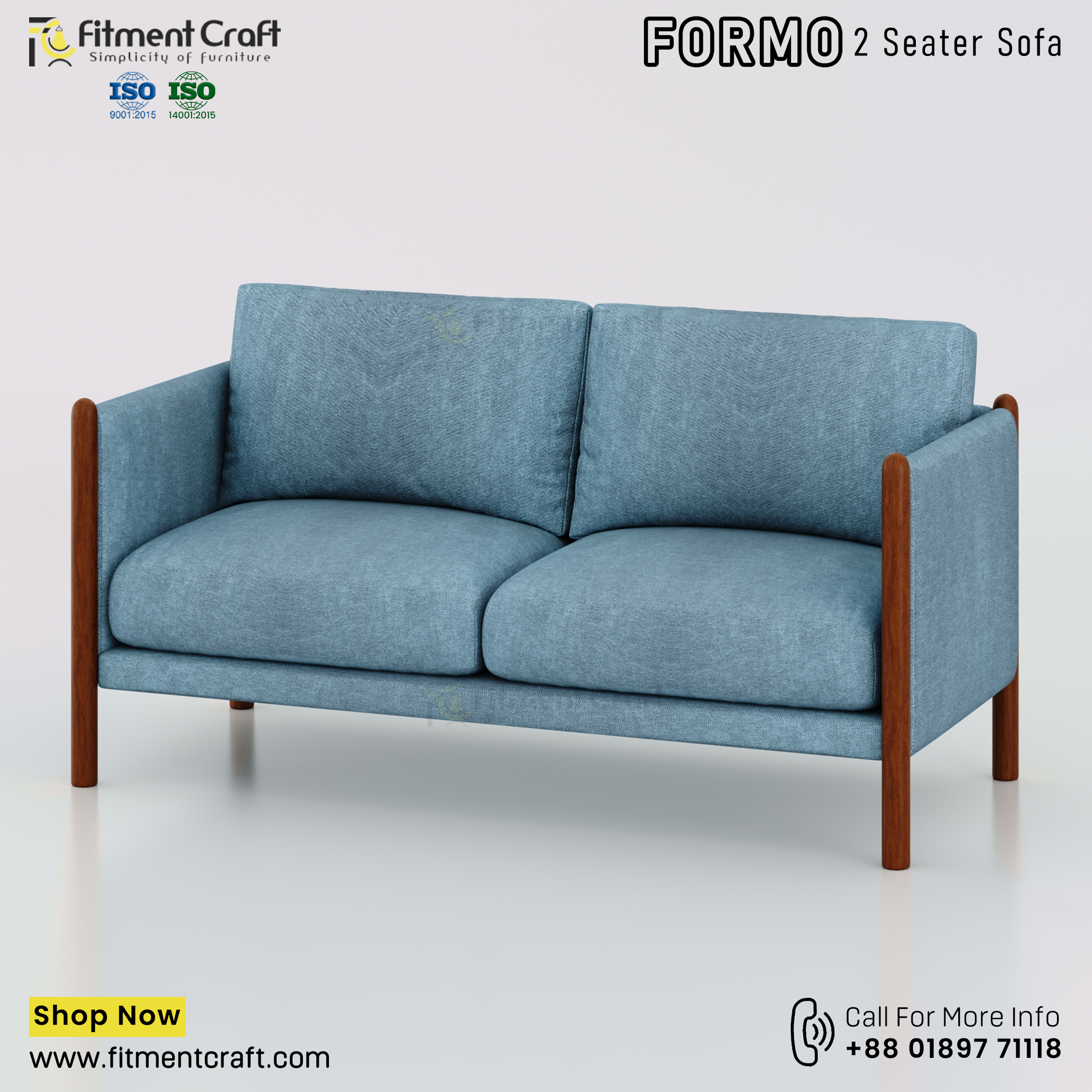 Formo 2 Seater-sofa । HSV2-053