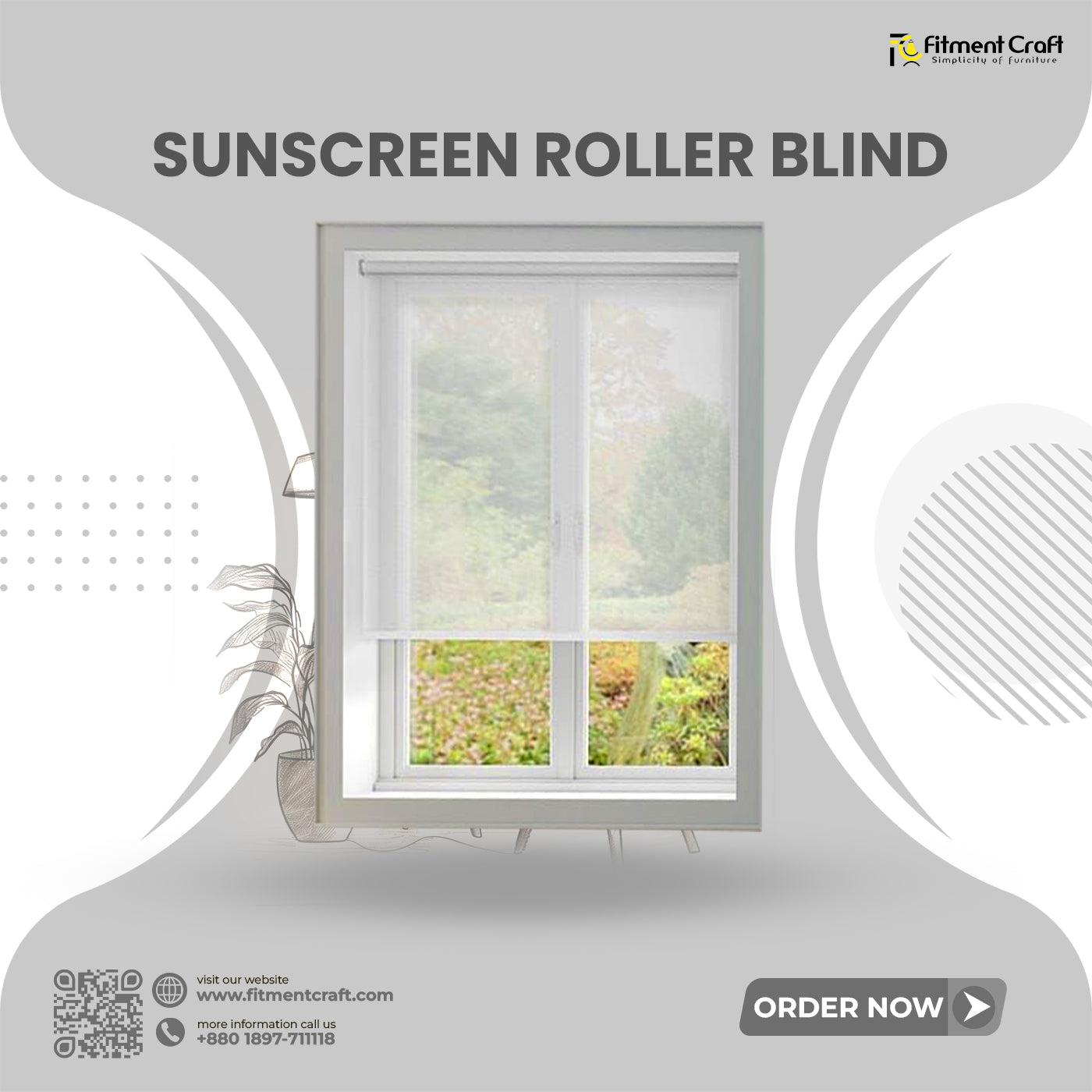 Sunscreen Roller Blinds