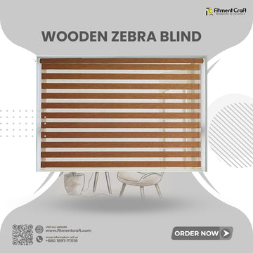 Wooden Zebra Blinds