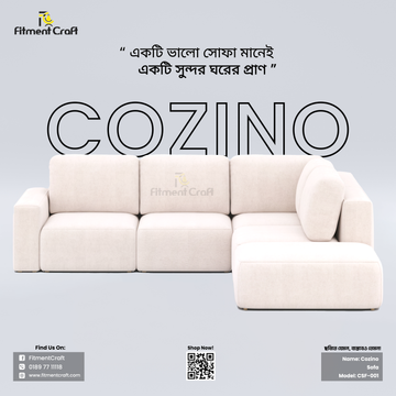 Cozino L-Shaped Velvet Sofa | CSF-001