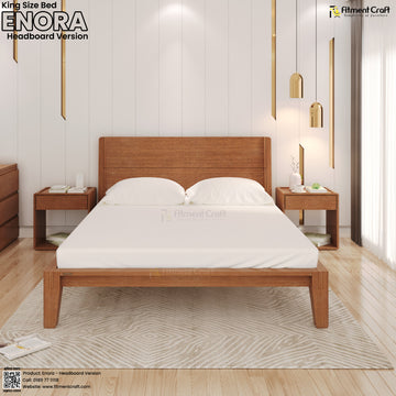 Enora Bed - Headboard Version