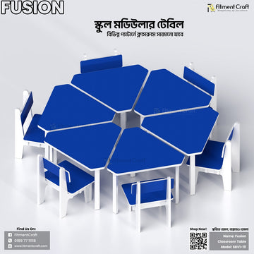 Fusion - School Modular Table | SBV1-111