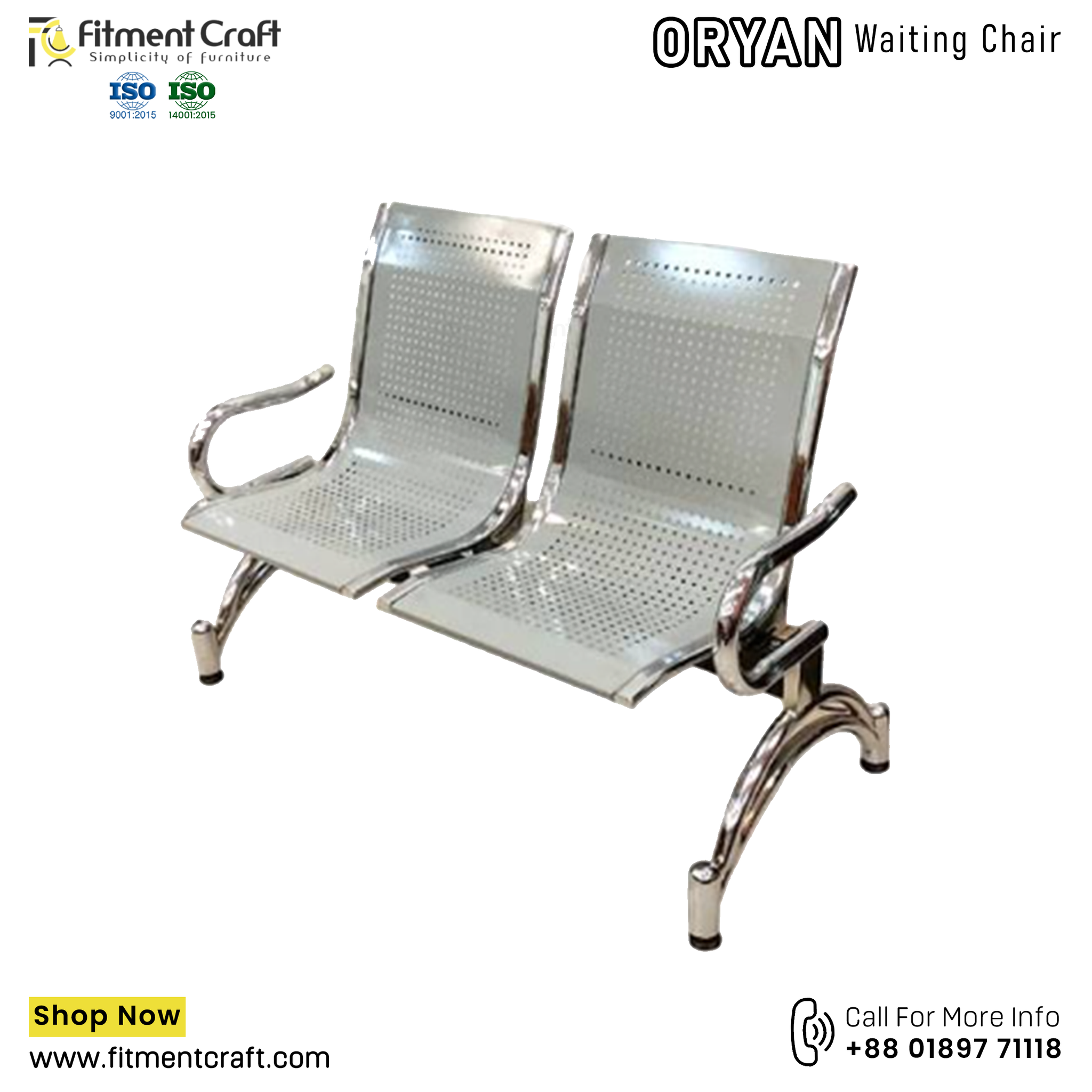 Oryan-2 Seater Waiting Chair