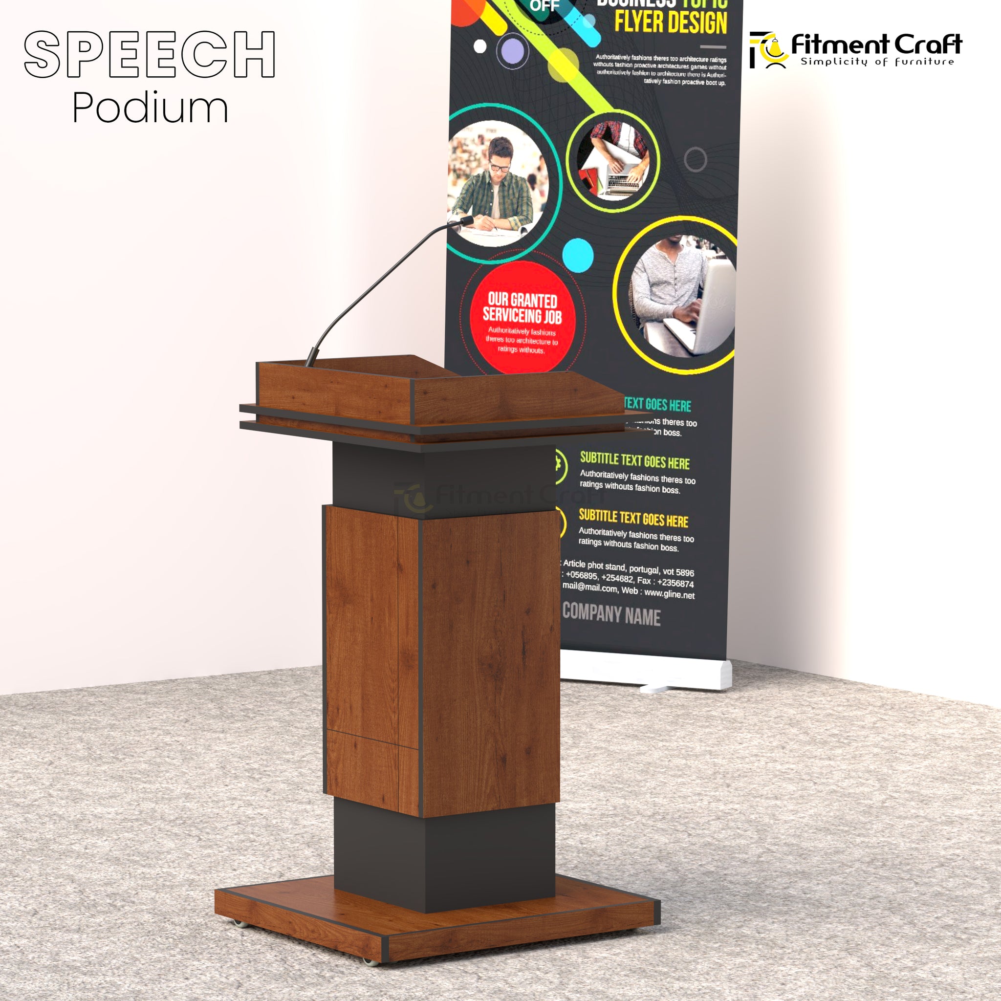 Speech - Podium | PTV1-001