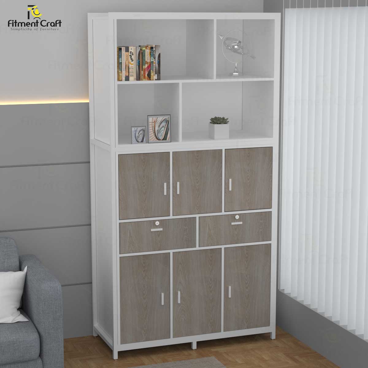 Large Storage with Metallic Frame | CV3-004