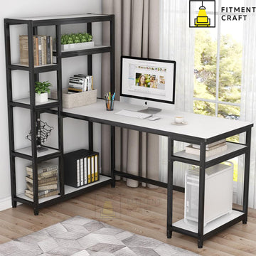 Large Study Table with Shelve | TV14-005