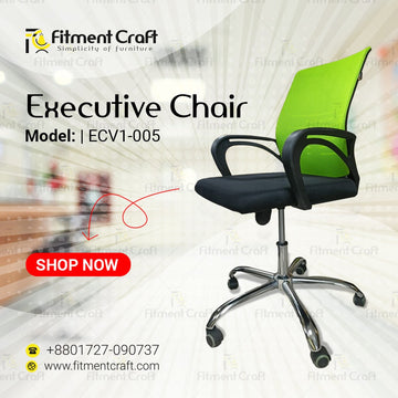 Executive Office Revolving Chair without Headrest | ECV1-005