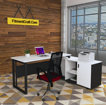 CEO Office Desk with Cabinet | OSV1-011